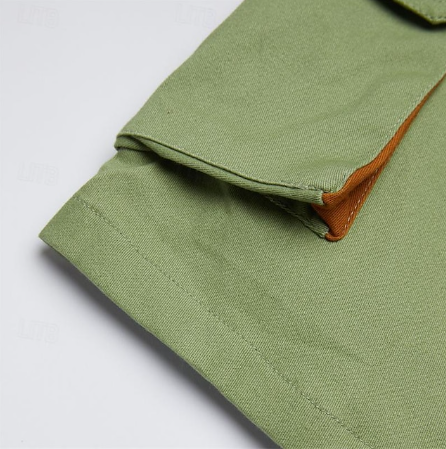 Men's Cargo Shorts Shorts Casual Shorts(Belt Included)